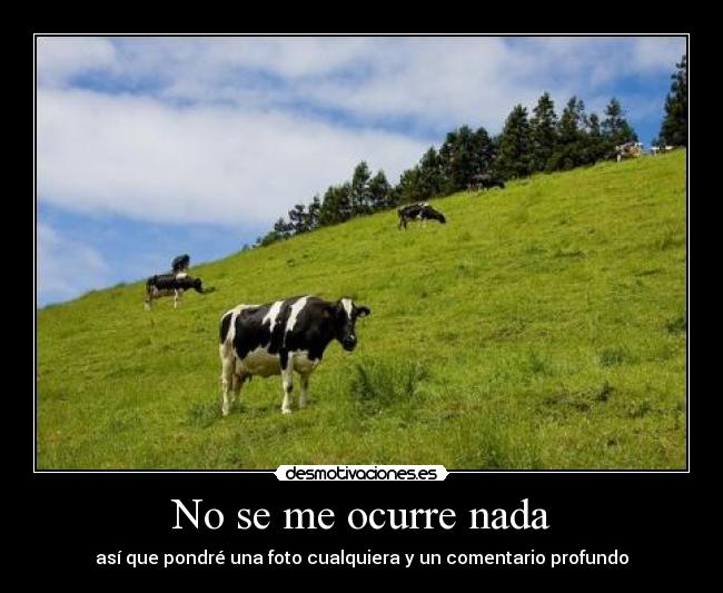 No se me ocurre nada - 