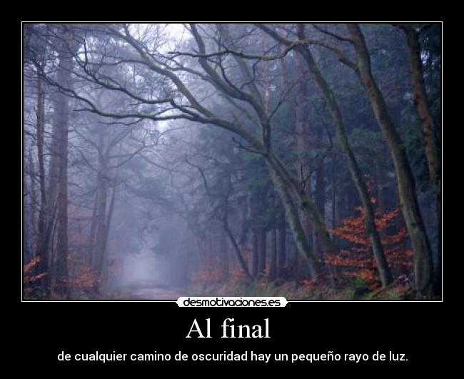 Al final -