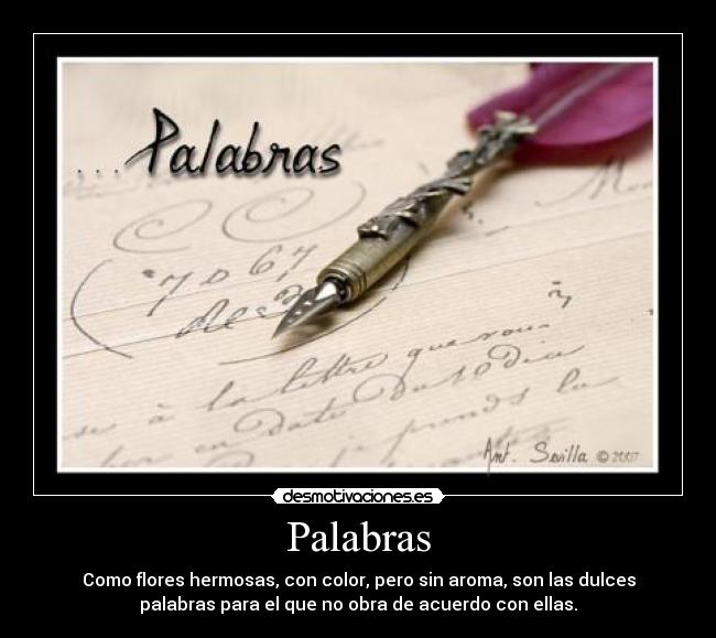 Palabras - 