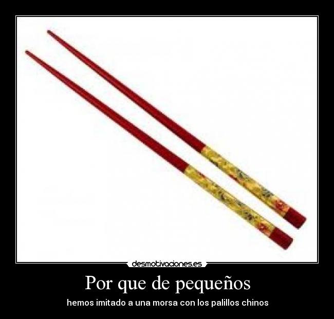 Por que de pequeños - 