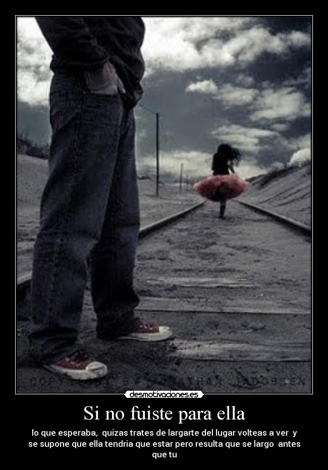 carteles fuiste para ella desmotivaciones