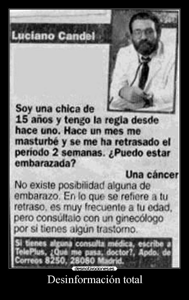 Desinformación total -