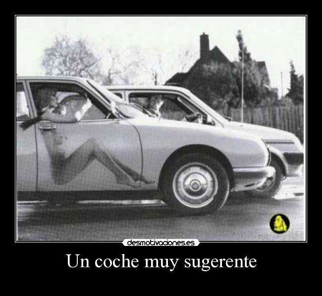 Un coche muy sugerente -