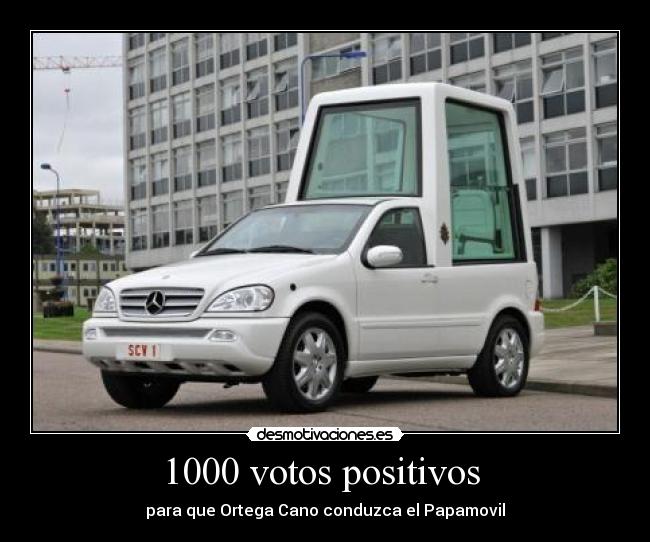 1000 votos positivos  - 