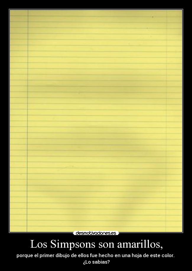Los Simpsons son amarillos, - 