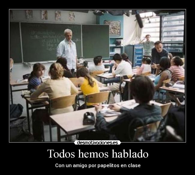 Todos hemos hablado -