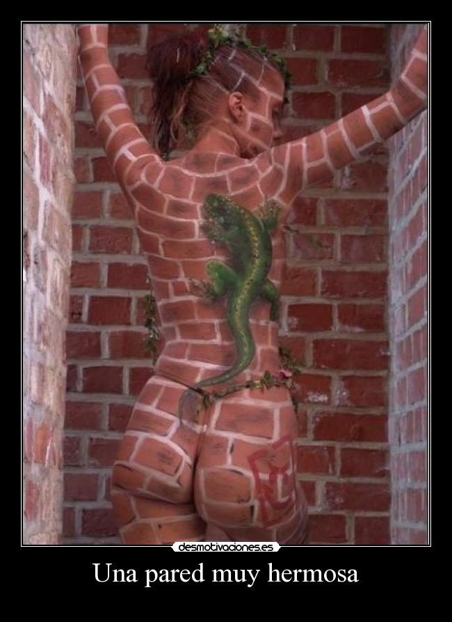 Una pared muy hermosa -