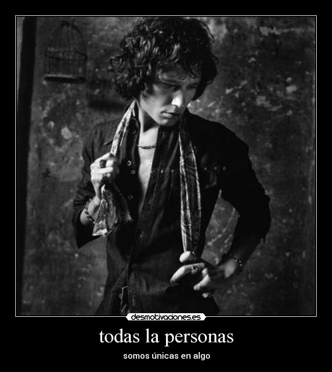 todas la personas - somos únicas en algo