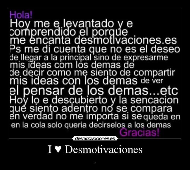 I ♥ Desmotivaciones - .