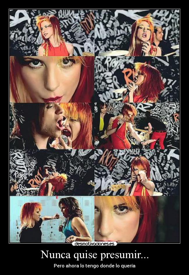 Nunca quise presumir... - Pero ahora lo tengo donde lo quería