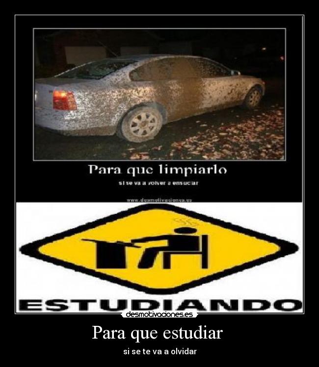 Para que estudiar  - 