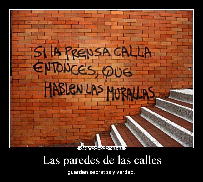 Las paredes de las calles - 