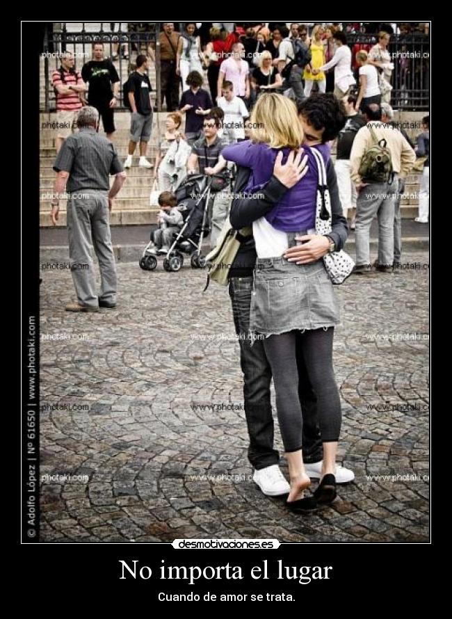 No importa el lugar -