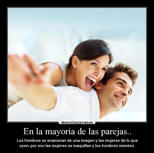 En la mayoria de las parejas.. - 