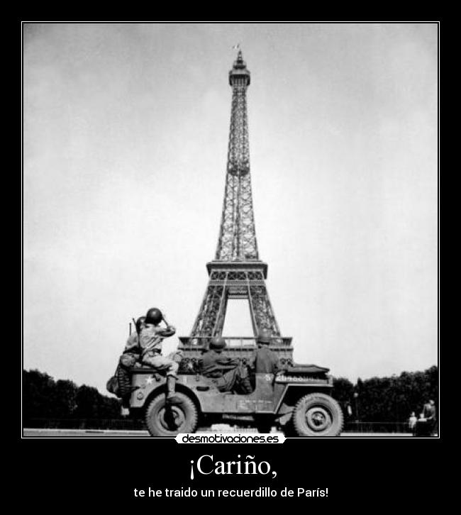 carteles paris eiffel desmotivaciones