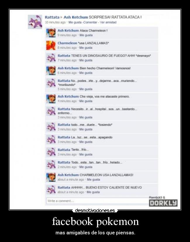 facebook pokemon - mas amigables de los que piensas.
