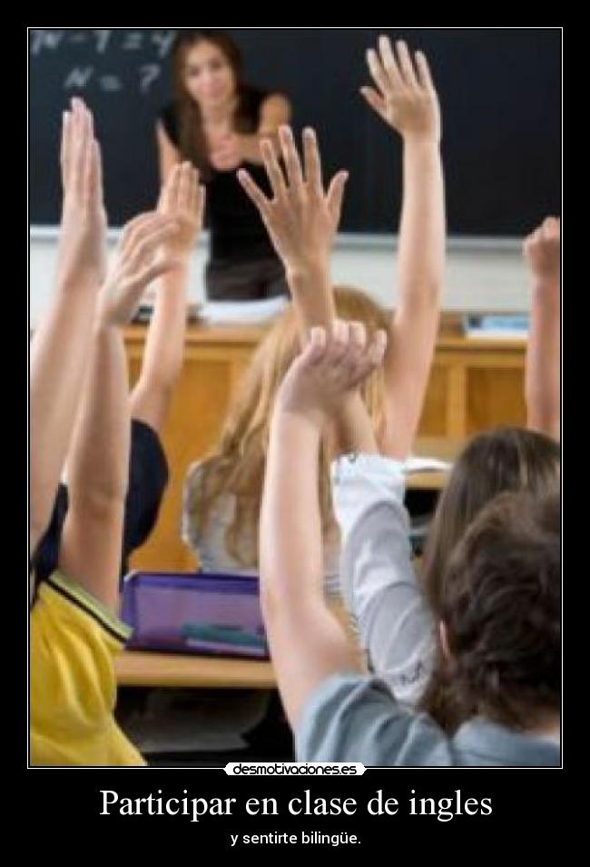Participar en clase de ingles - 