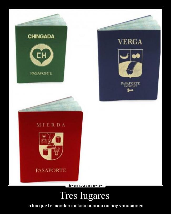 carteles pasaporte walt mandar desmotivaciones