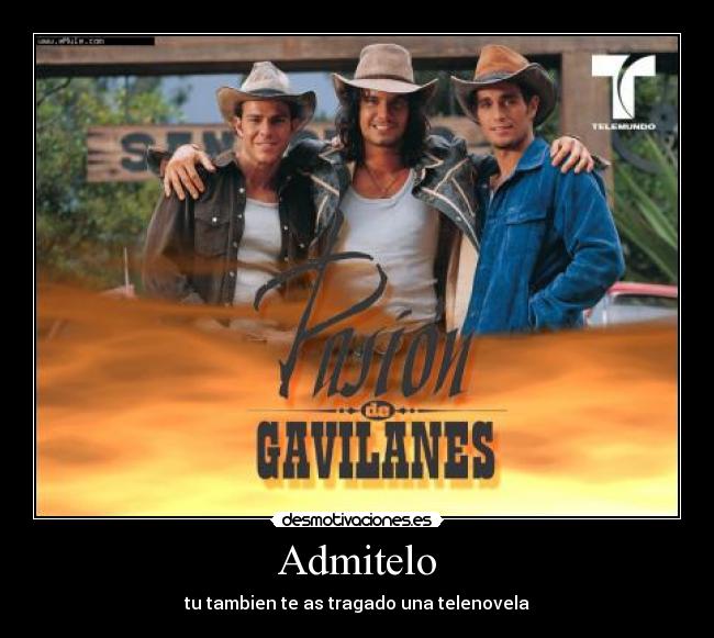 Admitelo - tu tambien te as tragado una telenovela
