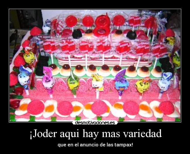 ¡Joder aqui hay mas variedad -