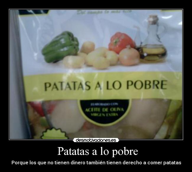 Patatas a lo pobre -