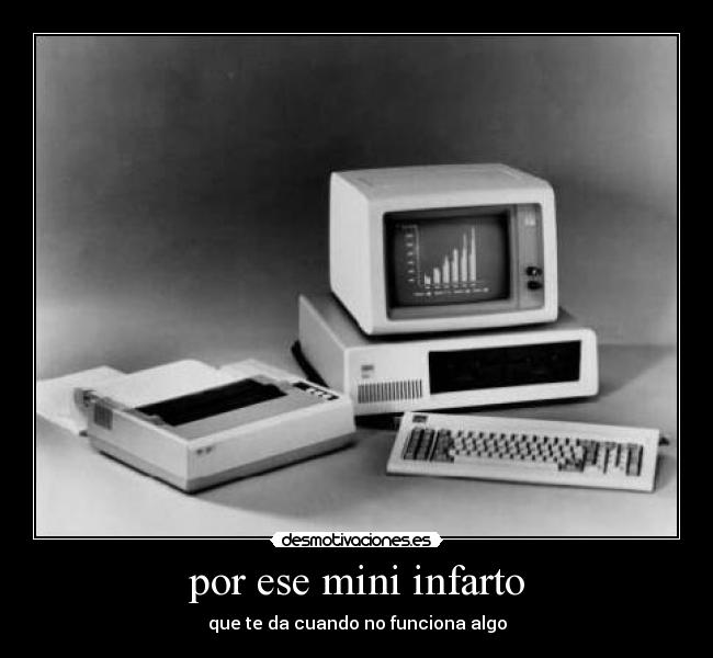 por ese mini infarto - 