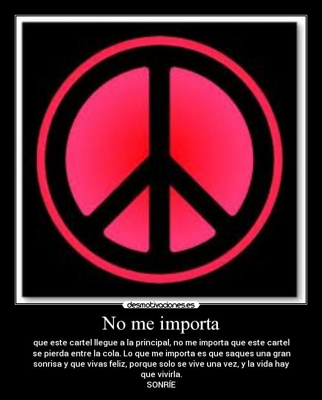No me importa - 