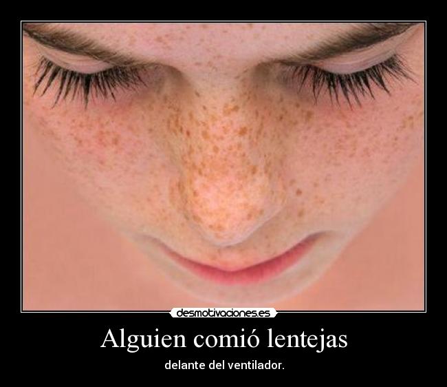 carteles lentejas comer pecas desmotivaciones