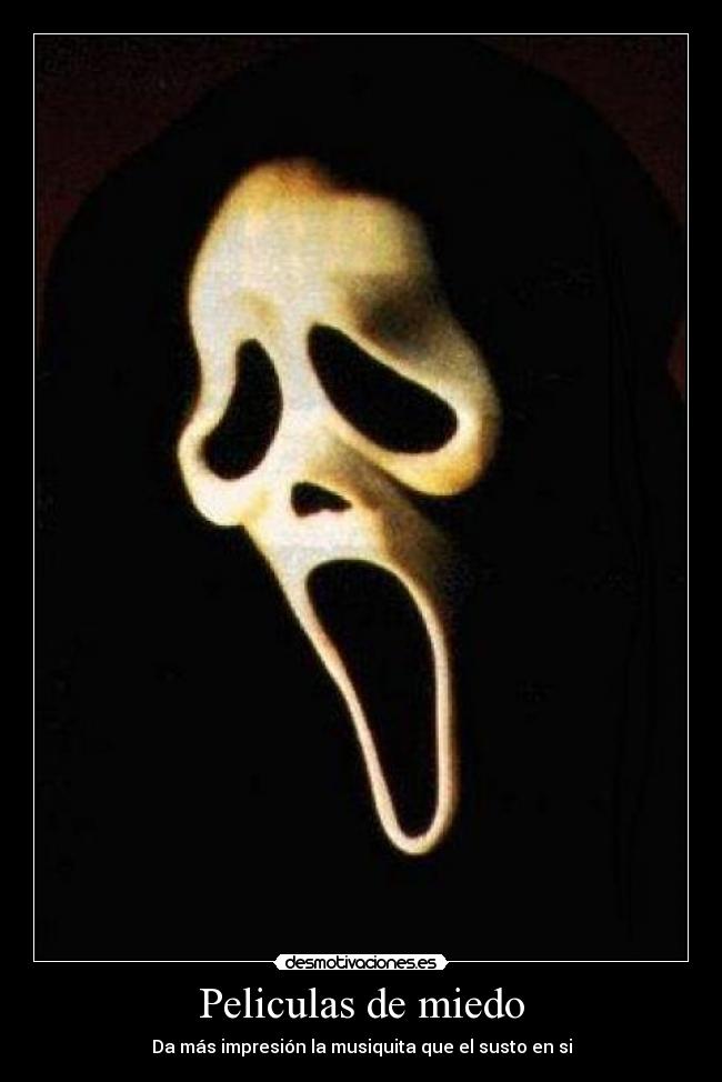 Peliculas de miedo -