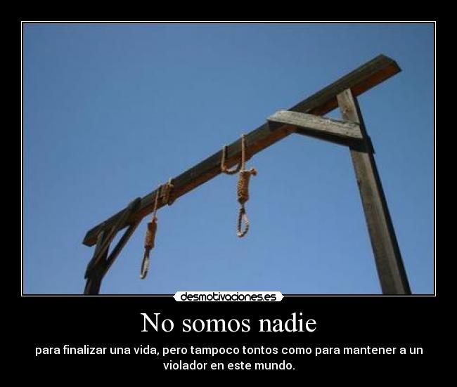 No somos nadie -