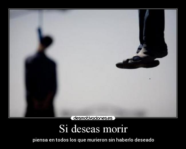 Si deseas morir - 