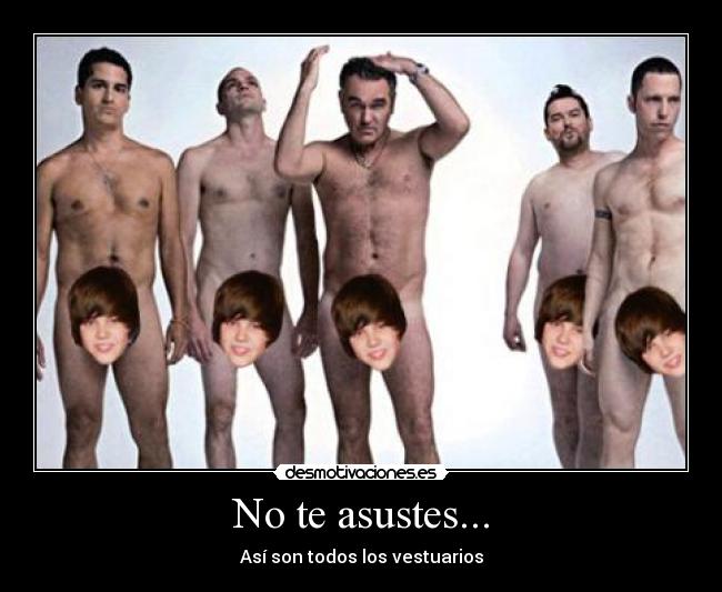 No te asustes... - Así son todos los vestuarios