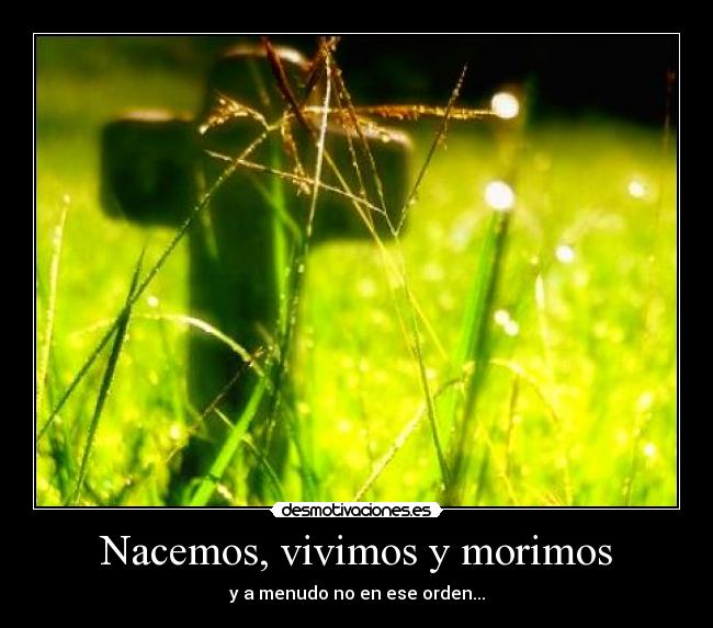 Nacemos, vivimos y morimos - 