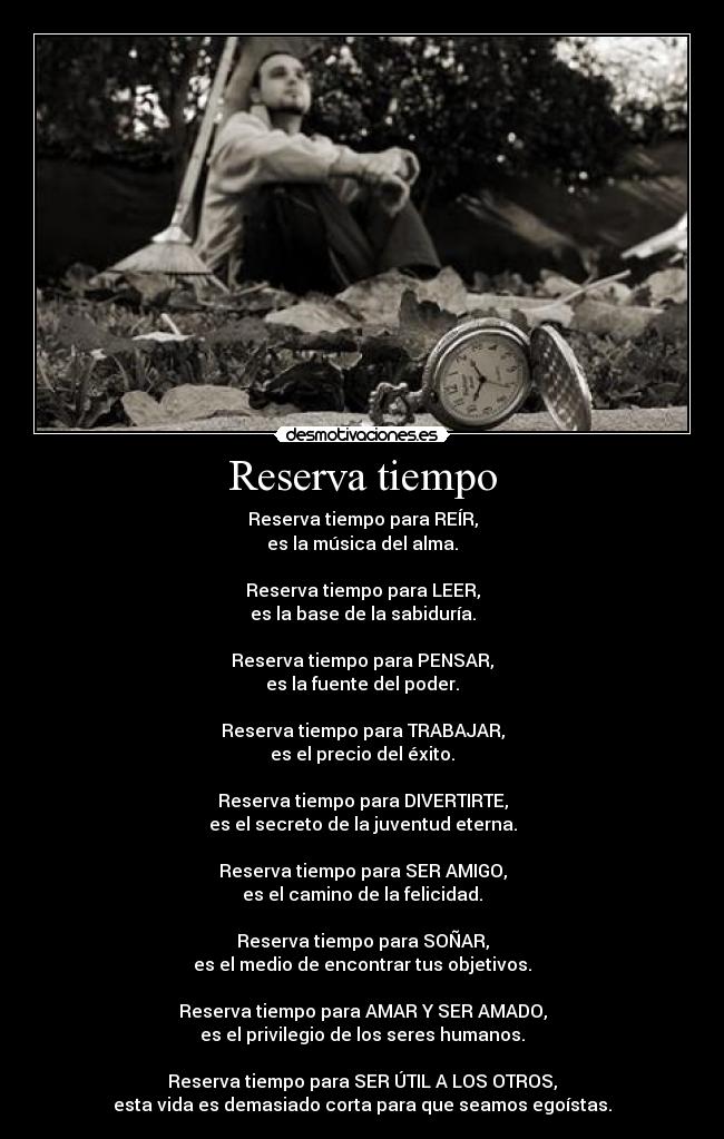 Reserva tiempo - 