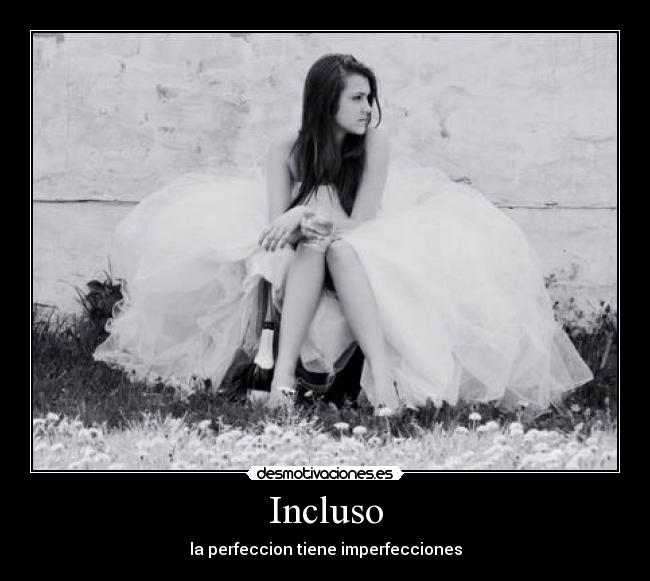 Incluso - la perfeccion tiene imperfecciones