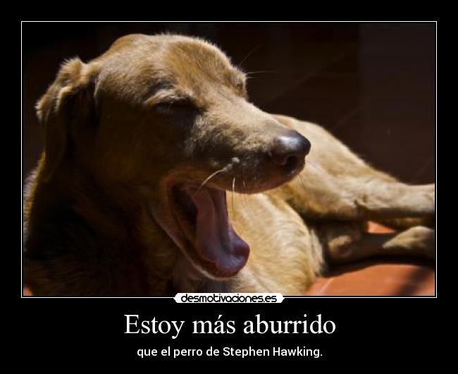 Estoy más aburrido - 