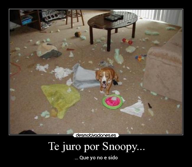Te juro por Snoopy... - 