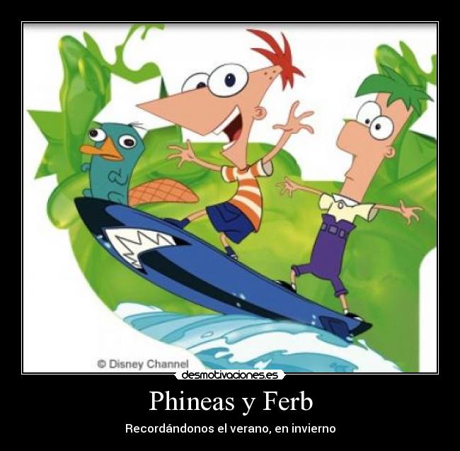 Phineas y Ferb - Recordándonos el verano, en invierno