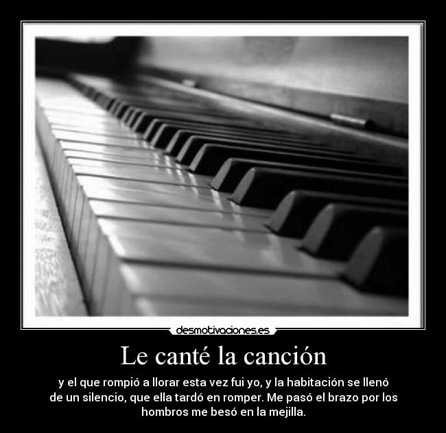 Le canté la canción -