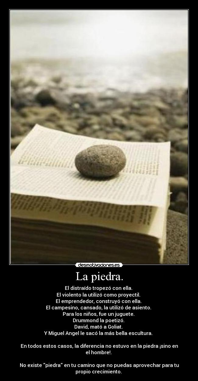 La piedra. - 