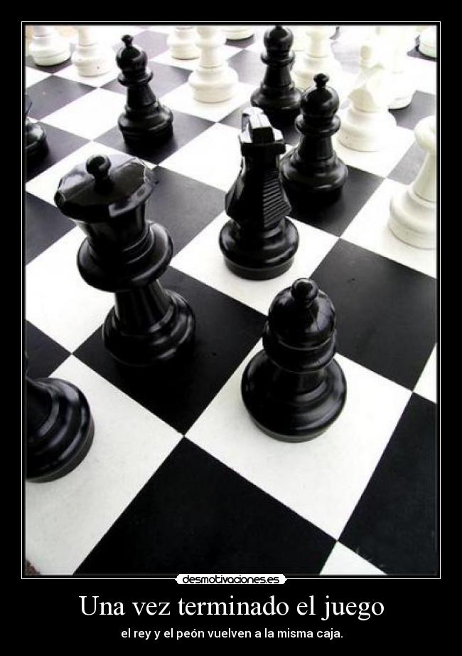 Una vez terminado el juego - 