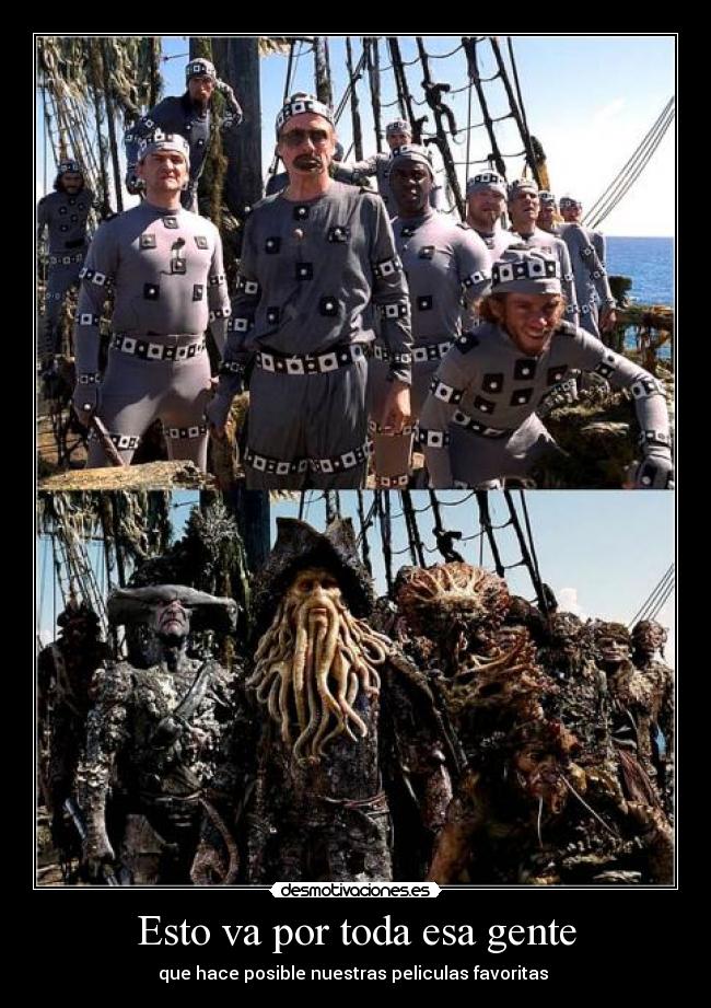 Esto va por toda esa gente -