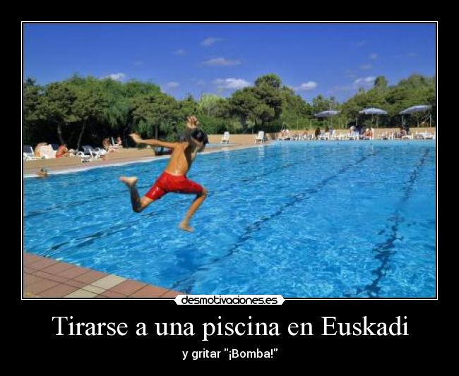 carteles vascos piscina verano desmotivaciones