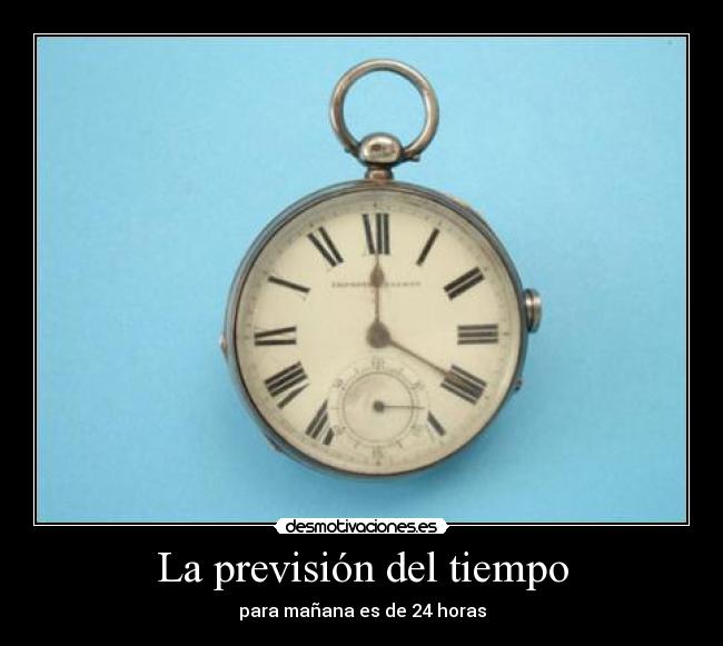 La previsión del tiempo - 