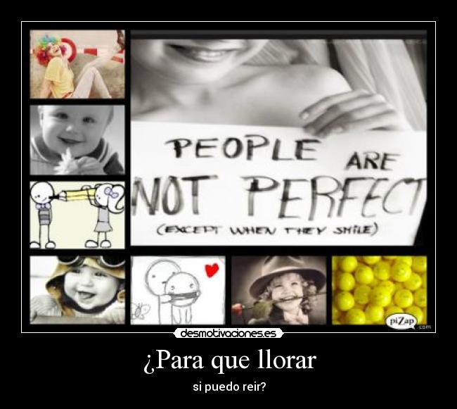 ¿Para que llorar -