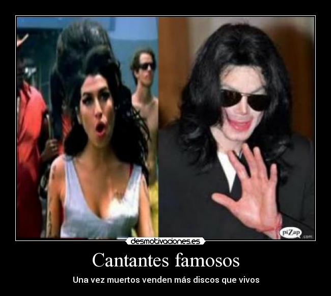 Cantantes famosos - Una vez muertos venden más discos que vivos