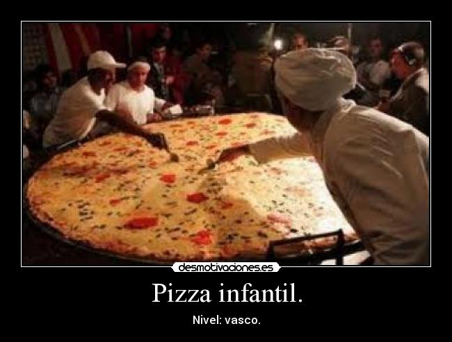 Pizza infantil. - 