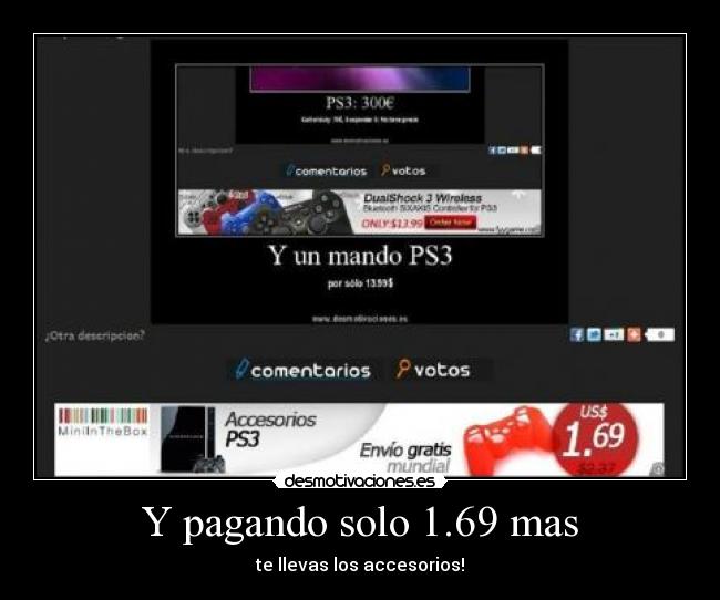 Y pagando solo 1.69 mas -