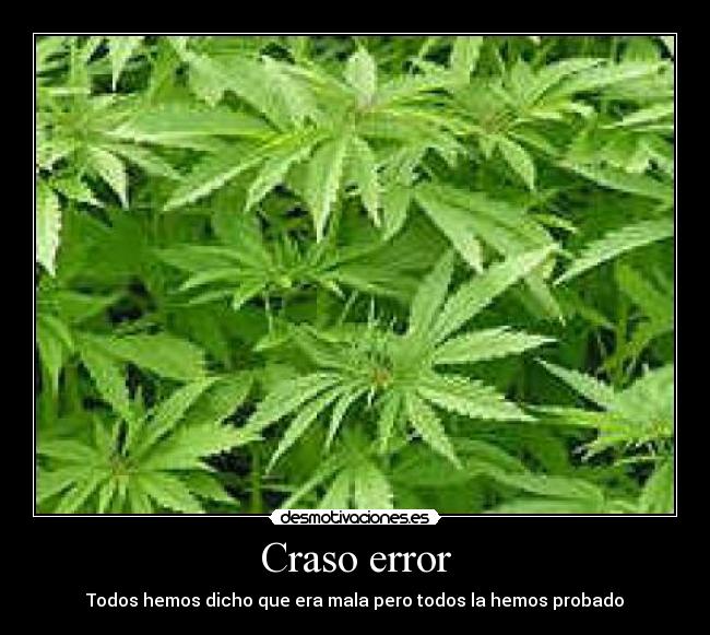 Craso error Desmotivaciones