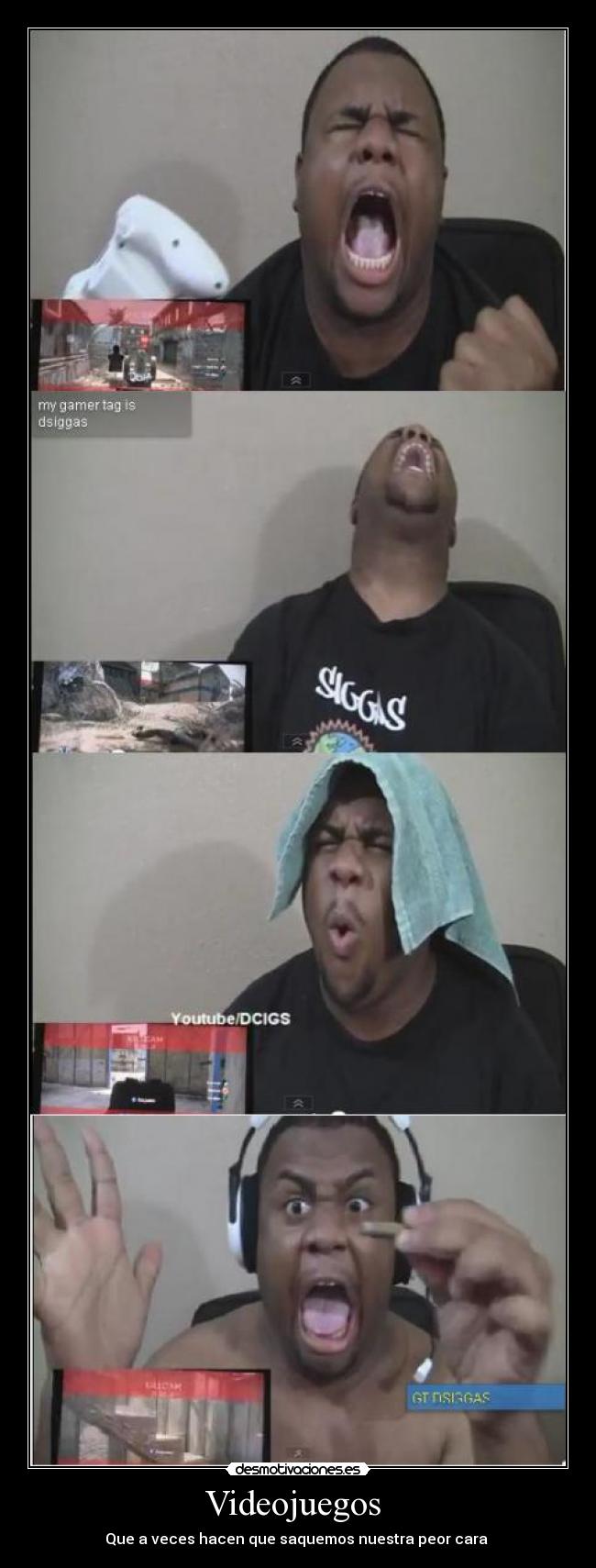 Videojuegos  - Que a veces hacen que saquemos nuestra peor cara 